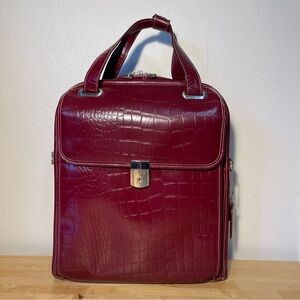 Siamod, Monterosso, November, Embossed Croco Leather Leather Ladies Vertical